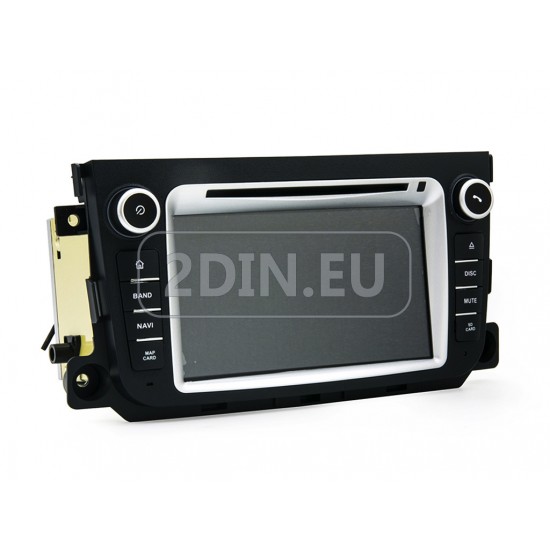 SMART Fortwo - 7" МУЛТИМЕДИЯ / НАВИГАЦИЯ ANDROID CPU:8-CORE, RAM:4GB, ROM:64GB DVD + DSP + CARPLAY + SIM